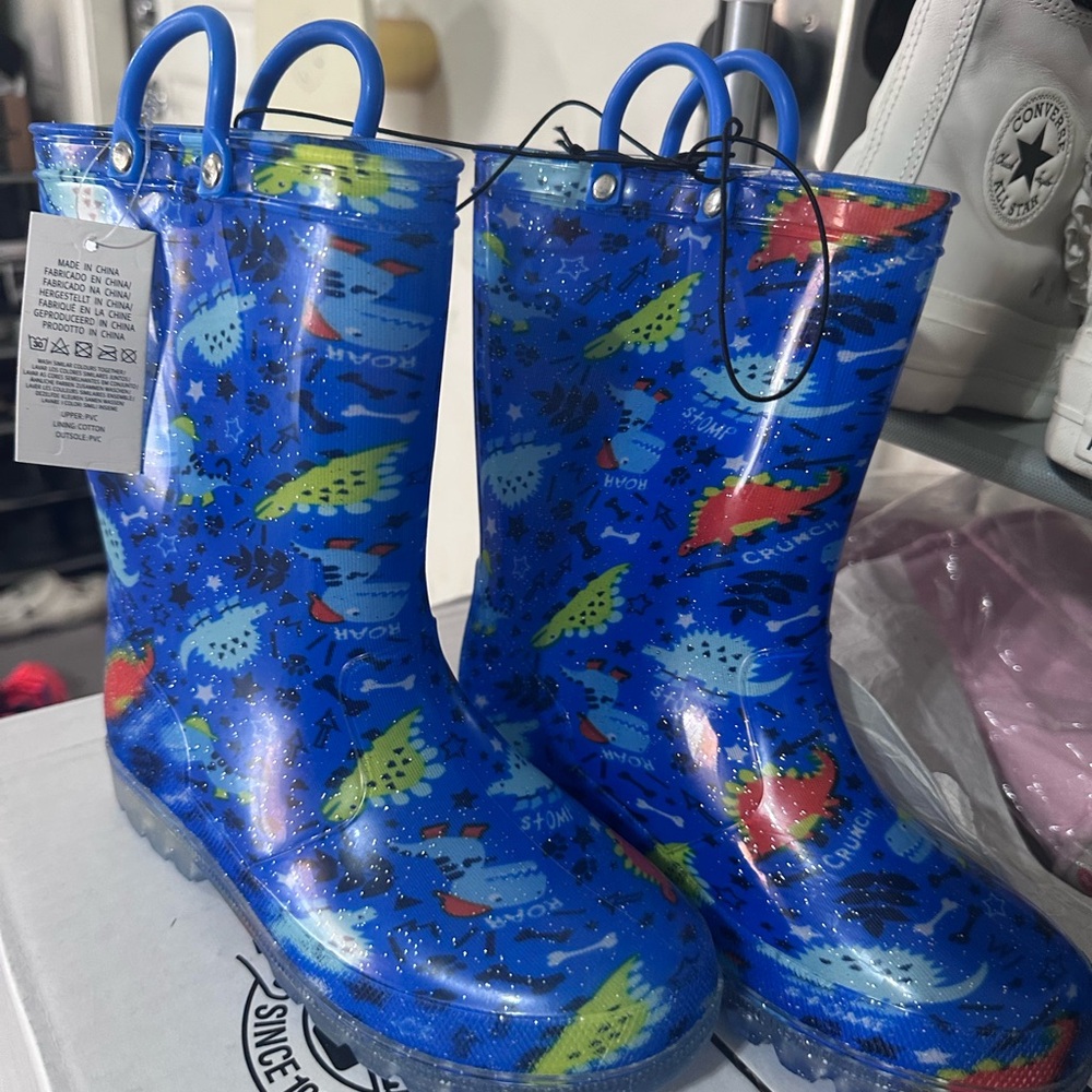 Blue Kids Rain Boots